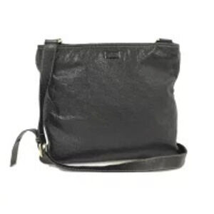GUCCI Shoulder Bag Guccissima Leather Black